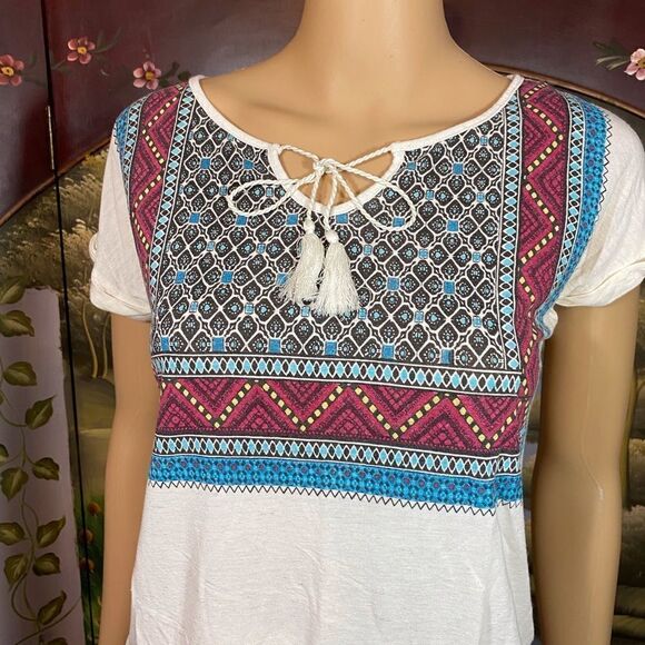 Aztec Print Tee XS - Picture 2 of 4